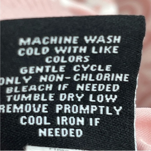 Victoria Beckham for Target cream pink paisley zip bomber varsity jacket - Picture 8 of 11